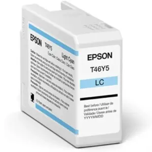 CARTUCHO EPSON MODELO T46Y CYAN LIGHT, PARA PLOTTER P900 50 ML
