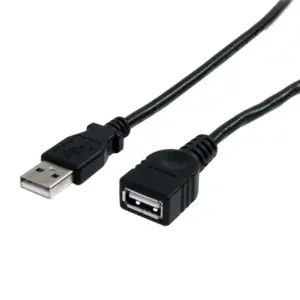 CABLE DE 0.9M DE EXTENSIN USB 2.0 DE ALTA VELOCIDAD HI SPEED - MACHO A HEMBRA USB A - EXTENSOR - NEGRO - STARTECH.COM MOD. USBEXTAA3BK