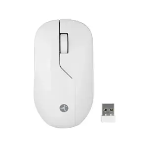 MOUSE TECHZONE TZACMOI49 RECARGABLE INALAMBRICO ALTA PRESICION 1200 DPI 2.4 GHZ BLANCO
