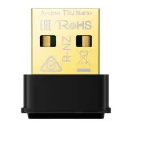 TARJETA DE RED | TP-LINK | ARCHER T3U NANO | AC1300 | USB | INALAMBRICO | 5GHZ 867MBPS | 2.4GHZ 400MBPS | COMPATIBLE CON WINDOWS 11/10/8.1/8/7, MAC OS 10.15 Y ANTERIOR