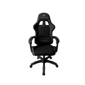 Silla Gamer Balam Rush Power Rush V2 Black Edition, Inclinacion 135 Grados, Tela y Piel Sintetica, Max 120 Kg, Cojin Lumbar