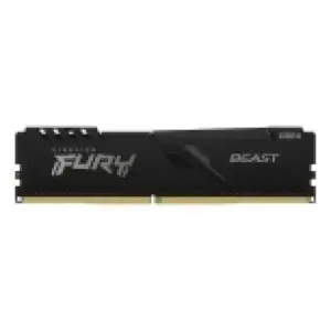 MEMORIA RAM KINGSTON DIMM DDR4 16GB 3200MT/S FURY BEAST BLACK XMP CL16 288PIN 1.35V C/DISIPADOR DE CALOR P/PC/GAMER/ALTO RENDIMIENTO KF432C16BB/16