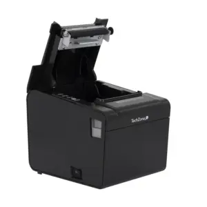 MINIPRINTER TECHZONE TZBE102, TERMICA, 80 MM,VEL 250 MM/S, 203 DPI, USB, SERIAL, RJ45, RJ11, CORTE AUTOMATICO, 1 AÑO DE GARANTIA