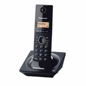 Teléfono Panasonic KX-TG1711MEB Inalámbrico Pantalla LCD 1.4 en Color Ambar 50 Numeros Identificador de Llamadas 50 Numeros en