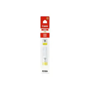 BOTELLA DE TINTA CANON GI-11Y AMARILLO,RENDIMIENTO 7,700 PAGINAS,COMPATIBLE G3160,G2160.