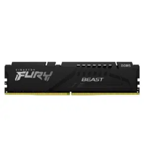 MEMORIA RAM KINGSTON DIMM DDR5 16GB 5600MT/S FURY BEAST BLACK EXPO CL36 288PIN 1.25V C/DISIPADOR DE CALOR P/PC/GAMER/ALTO RENDIMIENTO KF556C36BBE-16