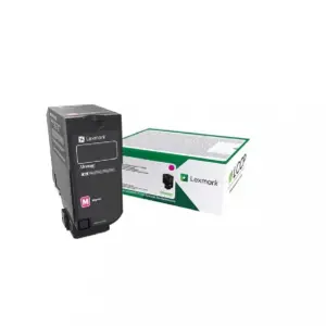 TONER LASER LEXMARK COLOR MAGENTA RENDIMIENTO ESTANDAR, NP 74C4SM0, HASTA 7000 PAGINAS, MODELOS CX725DHE, CS725DE, CS720DE