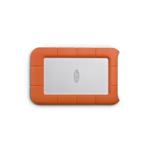 DISCO DURO EXTERNO LACIE RUGGED MINI 2TB 2.5 PORTATIL USB 3.0 NARANJA-PLATA WINDOWS MAC CONTRAGOLPES AGUA Y POLVO