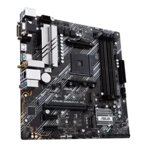 MB ASUS B550 AMD S-AM4 5A Gen-4X DDR4 2666-HDMI-Dvi-D-Sub-M.2-6X USB 3.2-WiFi-Bluetooth-Micro ATX-Gama Media-RGB