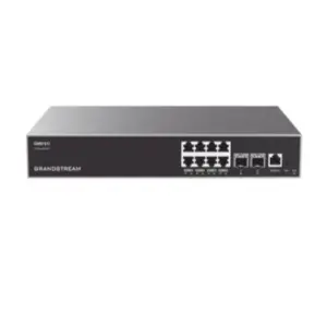 SWITCH GRANDSTREAM GWN7702P/ SWITCH POE 16 PUERTOS GIGABIT NO ADMINISTRABLE / 8 PUERTOS 10/100/1000 MBPS / 8 PUERTOS POE / HASTA 145W