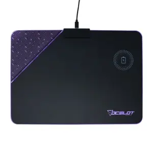 Ocelot Mouse Pad Rigido Tipo RGB Carga Inalámbrica para Smartphones Conexin Mediante USB Plug And Play