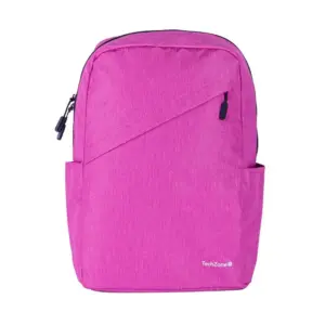 MOCHILA BACKPACK TECHZONE CLASSIC  TZLBP43015B-R  PARA LAPTOP DE 15.6 ROSA