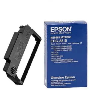 CINTA EPSON NEGRA PARA MINIPRINTERS ERC-38B, TMU-200/TM-300/TM-U325/TM-U375