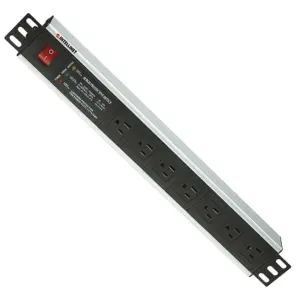 Barra Pdu Intellinet 207102 7 Cont Gab-Rack 19 1.5U Supresor de Picos On-Off