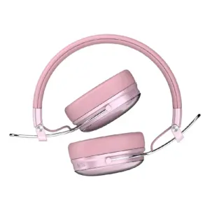 AUDIFONOS ACTECK LUXE CHIC HP710 / DIADEMA / INALAMBRICOS / BT 5.4 / MICROFONO OMNIDIRECCIONAL / 20 HZ A 20 KHZ / BATERIA 30 HRS / CANCELACION DE RUIDO HIBRIDO / ROSA / AC-940900