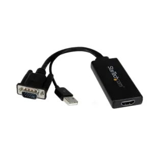 ADAPTADOR VGA A HDMI CON AUDIO Y ALIMENTACIN USB CONVERTIDOR VGA A HDMI PORTTIL 1080 P - STARTECH.COM MOD. VGA2HDU