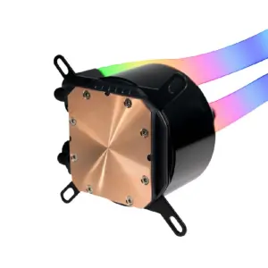 Enfriamiento Liquido Ocelot Gaming Polar Wave 360 Black, 360mm, Argb, 70 Cfm, 1800 Rpm, 32 Db, Intel y AMD, Color Negro