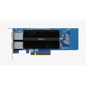 TARJETA DE RED SYNOLOGY E10G30-T2 DE 2 PUERTO ETHERNET 10 GBE DE ALTA VELOCIDAD, PCIE 3.0 X8 PARA NAS. VER MODELOS COMPATIBLES