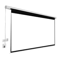 Pantalla Proyeccion Electrica Multimedia Screen Mse-182 101 Pulgadas Diagonal Medida 182 Cm X 182 Cm Formato 1:1 Color Blanco Mate
