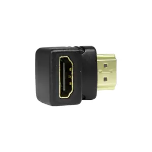 ADAPTADOR GHIA CODO HDMI MACHO A HDMI HEMBRA / ANGULO DE 90 GRADOS
