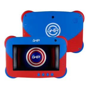 TABLET GHIA 7 KIDS/A50 QUADCORE/1GB RAM/16GB /2CAM/WIFI/BLUETOOTH/2500MAH/ANDROID 9 /AZUL