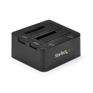 BASE DOCKING STATION USB 3.0 CON UASP DE 2 BAHIAS PARA DISCO DURO O SSD SATA III DE 2.5 O 3.5 PULGADAS - INTERCAMBIO EN CALIENTE - STARTECH.COM MOD. SDOCK2U33