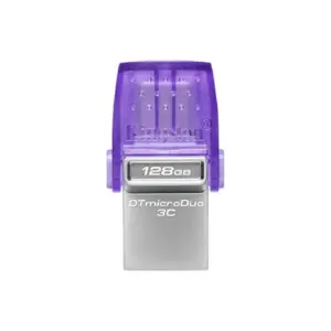 MEMORIA FLASH USB KINGSTON DATA TRAVELER MICRODUO 128GB 3C TYPE A-C (DTDUO3CG3/128GB)