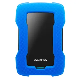 Disco Duro Externo ADATA HD330 2TB Portátil 2.5 USB 3.2 Windows Mac Linux Contragolpes Slim Color Azul AHD330-2TU31-Cbl