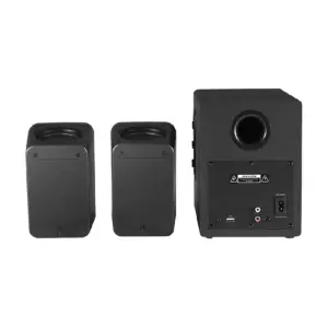 BOCINAS ACTECK DYNAMIC EXACT MINI S-PRO BS495 / RCA - USB 2.0 - 3.5 MM - BLUETOOTH 5.3 / 60 W / 300 HZ - 18 KHZ / 80 DB - 85 DB / SONIDO ENVOLVENTE Y POTENTE / SUBWOOFER / NEGRO / AC-940832