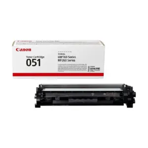 TONER CANON 051 NEGRO, RENDIMIENTO 1,700 PAGINAS COMPATIBLE LBP162DW, MF264DW, MF267DW, MF269DW.