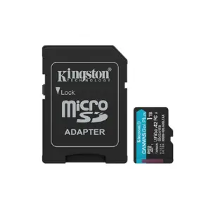 MEMORIA FLASH MICRO SD KINGSTON SDXC CANVAS GO PLUS 1TB 200MB/S UHS-I U3 V30 C/ADAPTADOR (SDCG4/1TB)