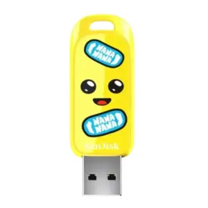 MEMORIA SANDISK 128GB USB 3.2 FORTNITE DRIVE EDICION BANANO SDCZIF-128G-G46