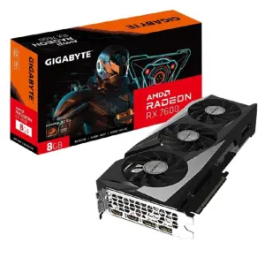 Tarjeta de Video Gigabyte AMD Radeon Rx 7600 Gaming Oc 8G PCIe 4.0 8 GB-GDDR6X-256 Bit-Gama Alta