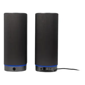 BOCINAS ACTECK DYNAMIC EXACT X BS660 / INALAMBRICA / BLUETOOTH AUX USB / 2 CANALES 50 W RMS / 45HZ- 20KHZ / ILUMINACION LED / NEGRO / AC-939812