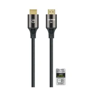 CABLE HDMI,MANHATTAN,355940, 2.1 TEXTIL M-M 2.0M, 8K@60HZ