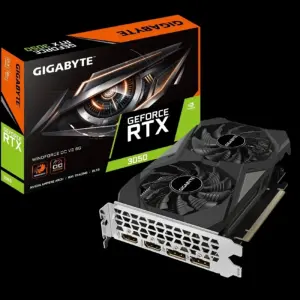 TARJETA DE VIDEO GIGABYTE GV-N3050WF2OCV2-6GD / / RTX 3050 / GDDR6 6GB / PCIE 4.0 / HDMI 2.1 / DP 1.4 / GAMA MEDIA / GAMING