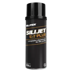 Aerosol Silijet E-7 Plus Limpiador Electrnico de Alto Poder Repelente al Polvo Silimex 454ML