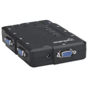 SWITCH KVM,MANHATTAN,151269, DESKTOP USB 41 CON CABLESAUDIO