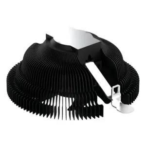 Disipador Acteck Polar Cp VC100, 80 X 25 Mm, Velocidad 2200 Rpm, Silencioso 22 Db, Flujo de Aire 27 Cfm, Conector Small 3 Pin