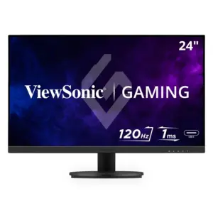 MONITOR VIEWSONIC GAMER VX2416A, 1920 X 1080, FULL HD, 120 HZ, 1 MS TIEMPO DE RESPUESTA, CON ALTAVOCES, USB C, HDMI, DISPLAY PORT, 3 AÑOS DE GARANTIA