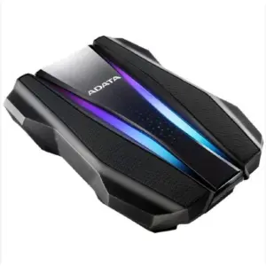 DISCO DURO EXTERNO ADATA HD770G 1TB PORTATIL 2.5 USB 3.2 WINDOWS MAC LINUX CONTRAGOLPES GAMING RGB COLOR NEGRO AHD770G-1TU32G1-CBK