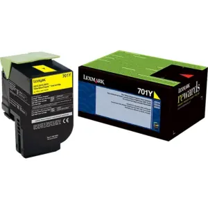TONER LASER LEXMARK 78C4UY0 AMARILLO,ULTRA ALTO RENDIMIENTO, HASTA 7000 PAGINAS, PARA MODELOS CX622ADE, CS521D, CX625ADHE, CS622DE