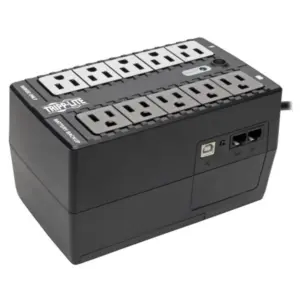 NO BREAK TRIPP LITE NTERNET600U, UPS STANDBY DE 600VA 325W - 10 TOMACORRIENTES NEMA 5-15R, 120V, 50HZ / 60HZ, USB, CLAVIJA 5-15P, INSTALACIóN EN PARED O ESCRITORIO.GARANTIA 3 AÑOS