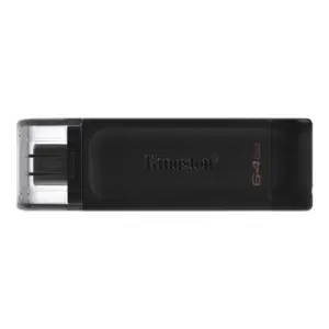 MEMORIA FLASH USB KINGSTON DATA TRAVELER 70 64GB GEN 1 3.2 TIPO C NEGRO (DT70/64GB)