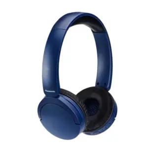 AUDIFONOS BLUETOOTH TIPO DIADEMA (ON-EAR) PANASONIC RB-HF630BE-A, COLOR AZUL, FUNCION MANOS LIBRES/MICROFONO, 72 HORAS BATERIA, ULTRALIVIANOS