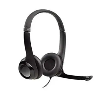 AUDIFONOS DIADEMA LOGITECH H390 SUPRESION DE RUIDO CONTROL DE VOLUMEN USB NEGRO