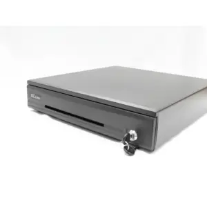 Cajon de Dinero Ec Line Elegance Ec-Cd-100m-Ii-G Negro Compartimientos 5 Billetes 7 Monedas RJ11