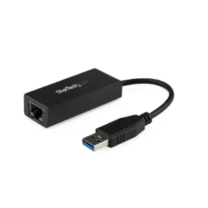 Adaptador Tarjeta de Red Externa Nic USB 3.0 a 1GBPS Gigabit Ethernet 1 Puerto 1X RJ45 Hembra 1X Usba Negro Startech.com Mod