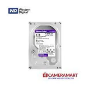 Disco Duro Interno Wd Purple 8TB 3.5 Escritorio SATA3 6GB-S 256MB 24X7 DVR NVR 1-16 Bahías 1-64 Cámara WD85PURZ