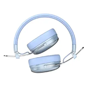AUDIFONOS ACTECK LUXE CHIC HP710 / DIADEMA / INALAMBRICOS / BT 5.4 / MICROFONO OMNIDIRECCIONAL / 20 HZ A 20 KHZ / BATERIA 30 HRS / CANCELACION DE RUIDO HIBRIDO / AZUL / AC-940917